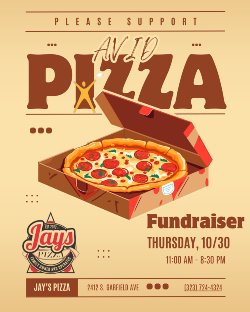 AVID fundraiser